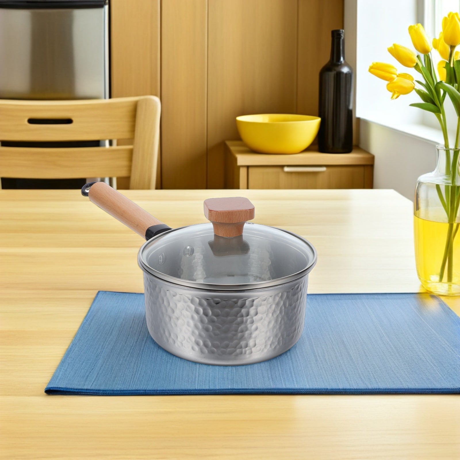 Casserole multifonctionnelle pour la cuisine et la pâtisserie, faitout à lait, fondue au chocolat, marmite à ébullition, cuiseur vapeur portable, réchauffe-plats l'atelier des ustensiles