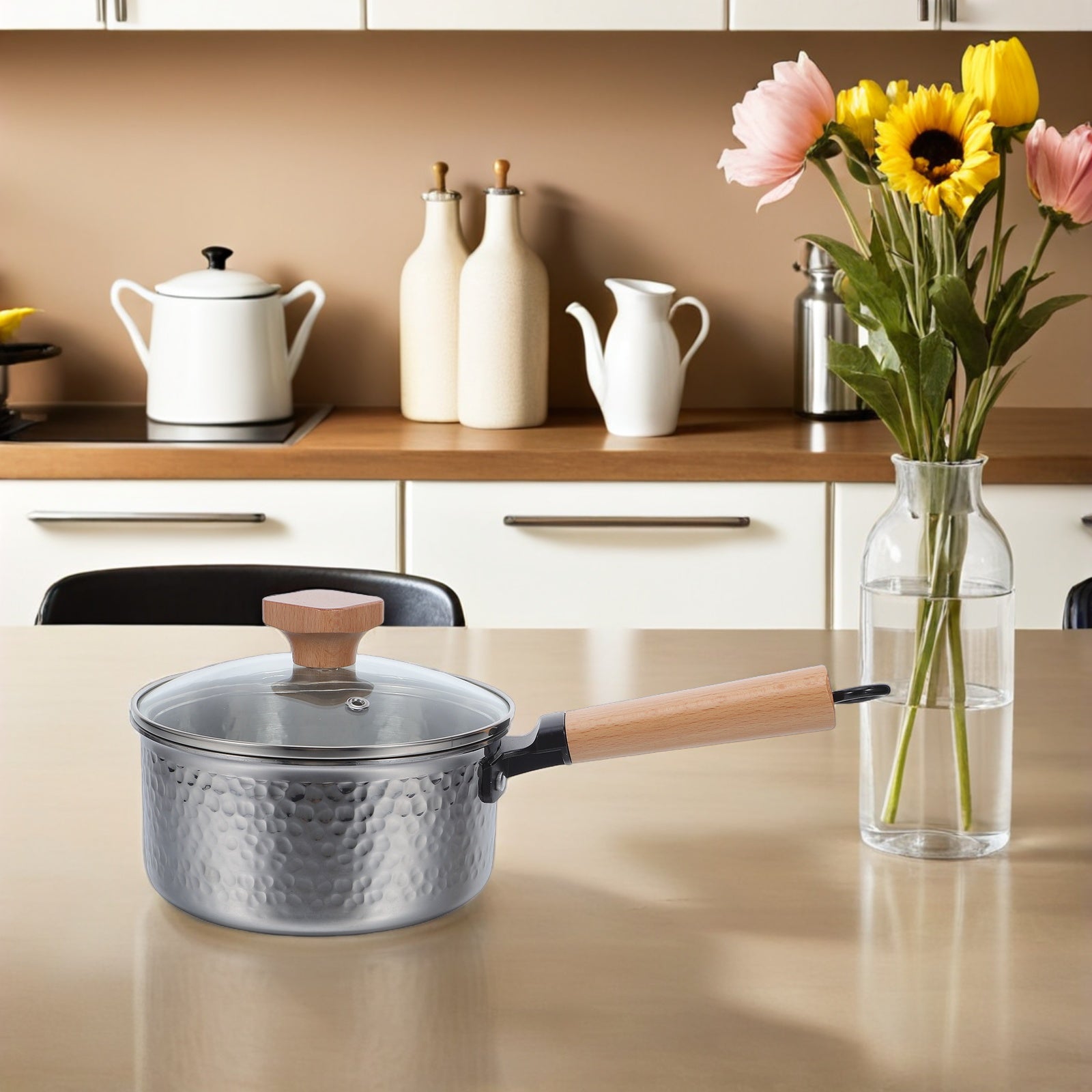 Casserole multifonctionnelle pour la cuisine et la pâtisserie, faitout à lait, fondue au chocolat, marmite à ébullition, cuiseur vapeur portable, réchauffe-plats l'atelier des ustensiles