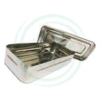 Reusable 17*7*3cm Stainless Steel Hospital Instruments Box Lid Hollow Ware Utensils Storage Basis for Surgical Instruments CE l'atelier des ustensiles