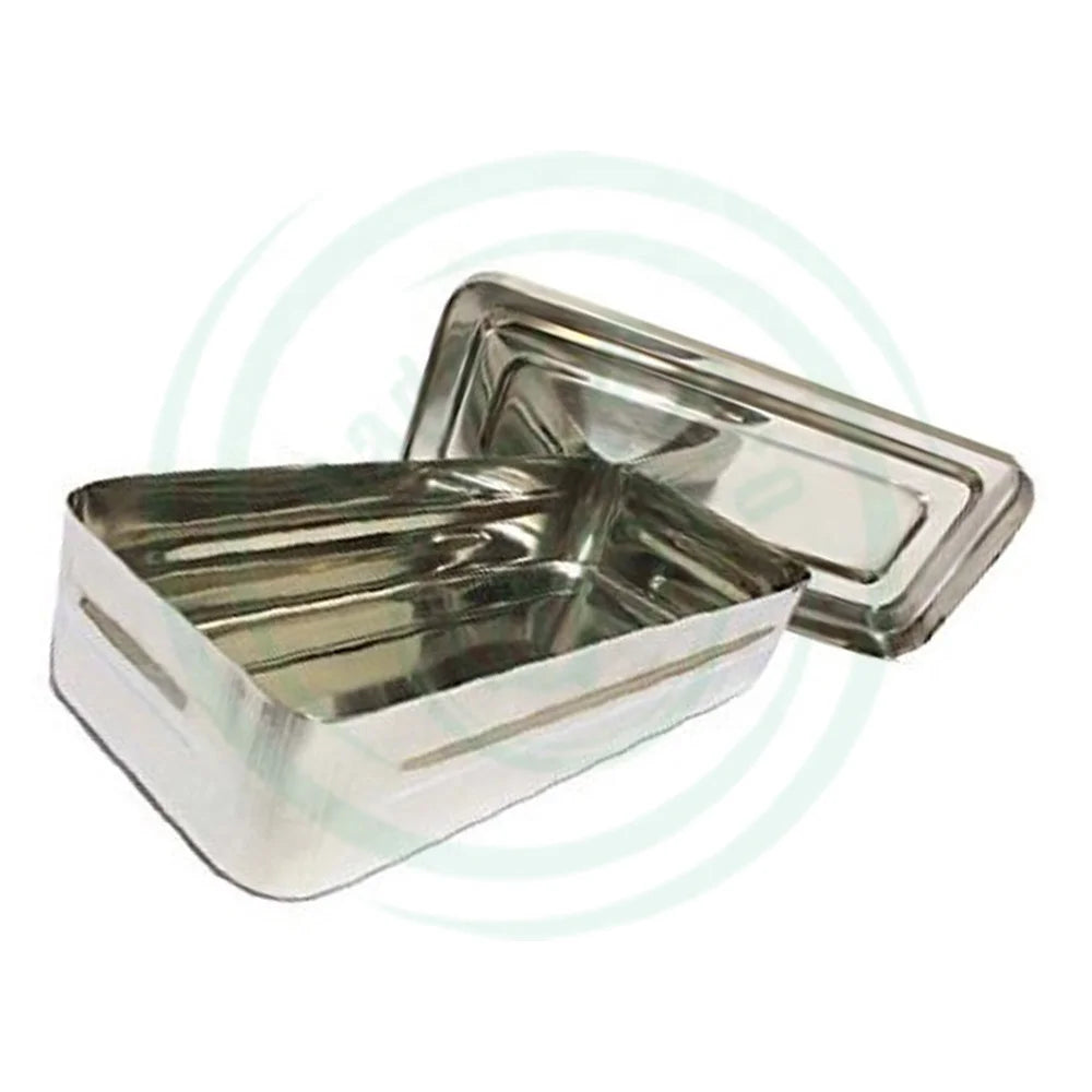 Reusable 17*7*3cm Stainless Steel Hospital Instruments Box Lid Hollow Ware Utensils Storage Basis for Surgical Instruments CE l'atelier des ustensiles