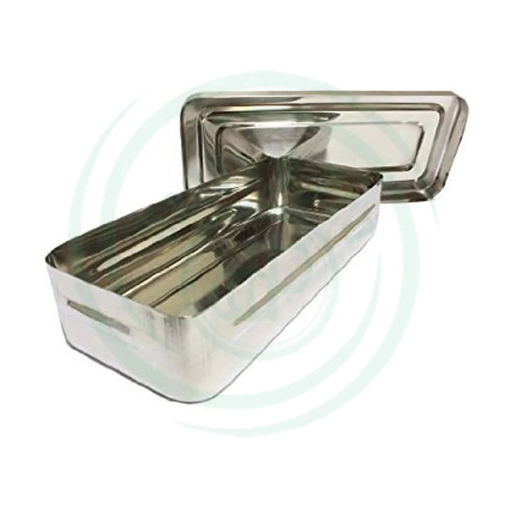 Reusable 17*7*3cm Stainless Steel Hospital Instruments Box Lid Hollow Ware Utensils Storage Basis for Surgical Instruments CE l'atelier des ustensiles