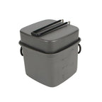 Outdoor Camping Square Pot Foldable Portable Aluminum Alloy Lunch Box Frying Pan Cooking Pot Fishing Hiking Cycling Utensil Set l'atelier des ustensiles