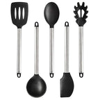 Silicon Cooking Utensils With 430 Stainless Steel Handle l'atelier des ustensiles