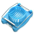 Gadget de cuisine multifonctionnel, accessoires créatifs, trancheur d'œufs durs en acier inoxydable, séparateur d'œufs, coupe-œufs de cuisine domestique l'atelier des ustensiles