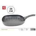 Focus Grill Pan 28x28 cm - Kitchen Utensils l'atelier des ustensiles