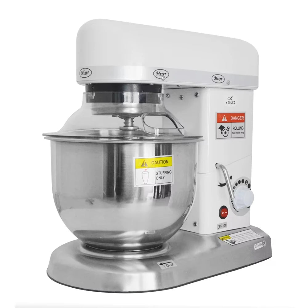 XEOLEO Commercial 5L/7L/10L Planetary Mixer 500W Electric Stand Flour Food Dough Blender Food Processor Egg Beater With Bowl l'atelier des ustensiles
