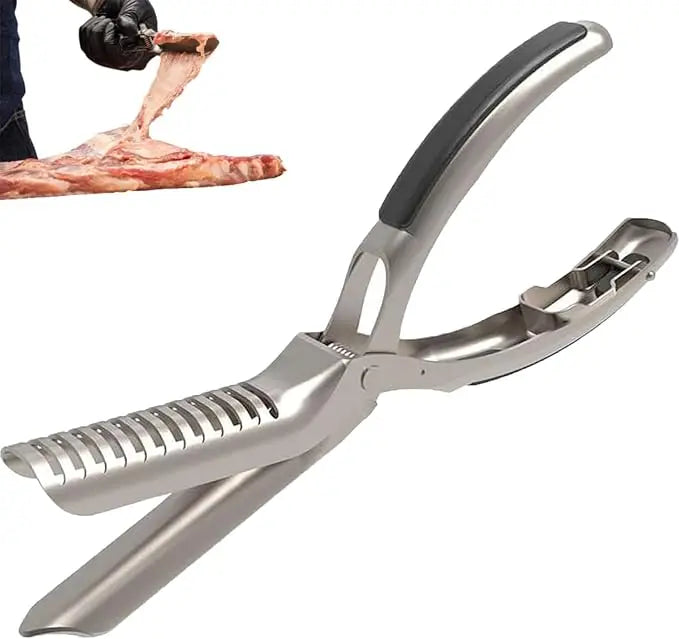 Rib Membrane Removal Tool Stainless Steel Rib BBQ Prep Tool Dishwasher Safe Kitchen Gadget Utensils for Grill l'atelier des ustensiles