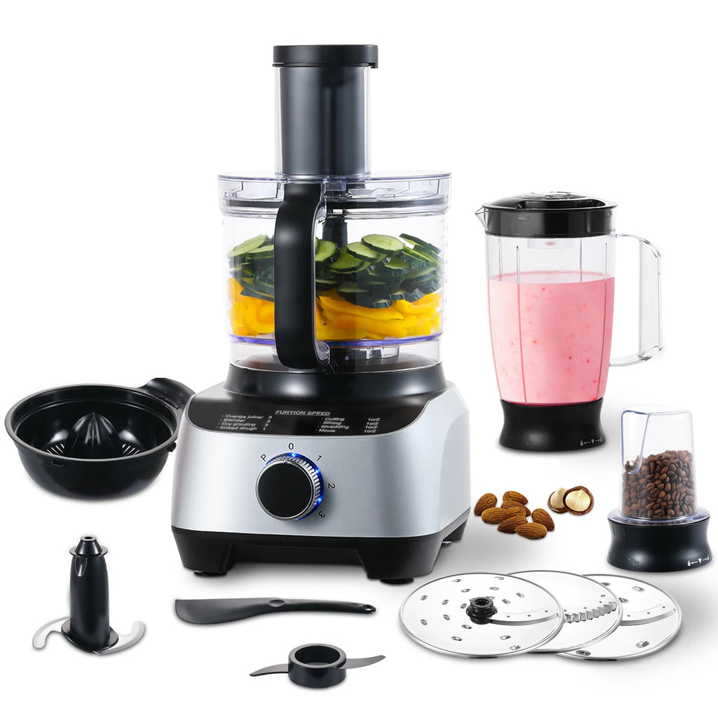 1300W Food Processor with 3.5L Bowl and 1.5L Blender for Kitchen Use,Commercial Food Processor,Multifunctional Food Processor l'atelier des ustensiles
