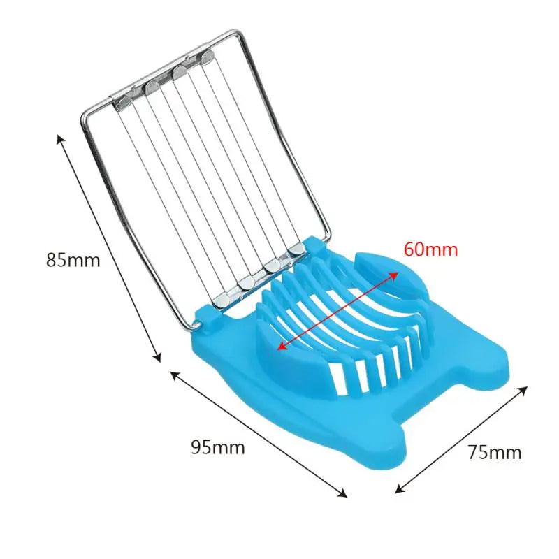 Gadget de cuisine multifonctionnel, accessoires créatifs, trancheur d'œufs durs en acier inoxydable, séparateur d'œufs, coupe-œufs de cuisine domestique l'atelier des ustensiles