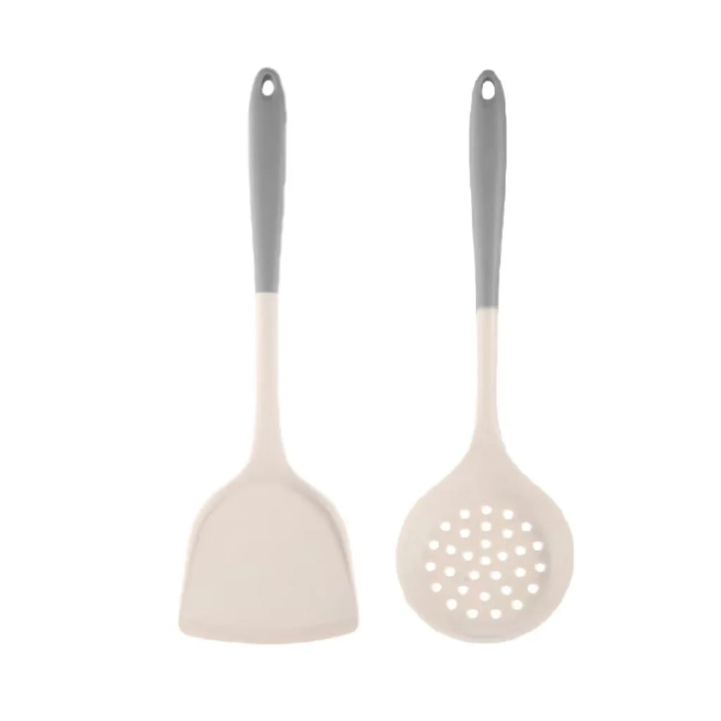 Household Silicone Spatula Soup Spoon Kitchen Utensils Anti-scalding High Temperature Resistant Daily Use Non-Stick l'atelier des ustensiles