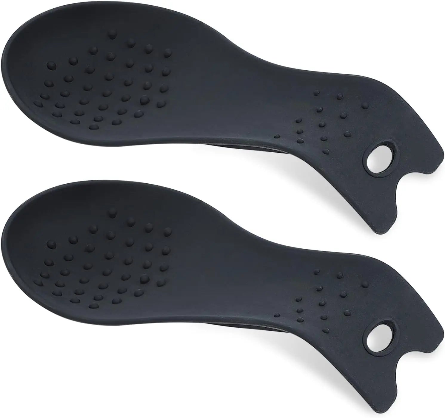 Kitchen Utensils Heat Resistant Food Grade Silicone Spoon Stand Rest Rack Holder , Cooking Utensils Holder , Two-Piece Set l'atelier des ustensiles