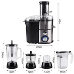 110V/220V 4 in 1 Juicer Extractor Blender 1200 Strong Power Smoothie Blenders Meat Cutter Coffee Beans Grinder Food Processor l'atelier des ustensiles