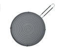 Cooking Heat Resisting Handle Frying Pan Lid Water Filter Net Silicone Splatter Screen Anti Oil Splatter Oil Splash Guard l'atelier des ustensiles