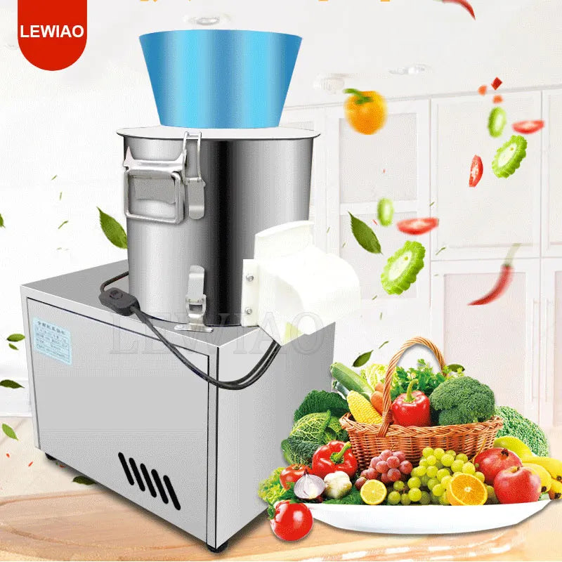 Electric Vegetable Chopper Grinder Commercial Food Processor Machine Fruit Cutter Home Appliance l'atelier des ustensiles