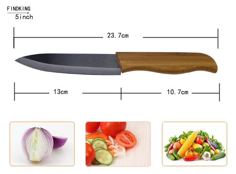 4Pcs Eco-Friendly Stainless Steel Sharp Kitchen Modern Knife Set Wooden Handle Holder Customizable Logo UNIVERSEA Brand Good l'atelier des ustensiles