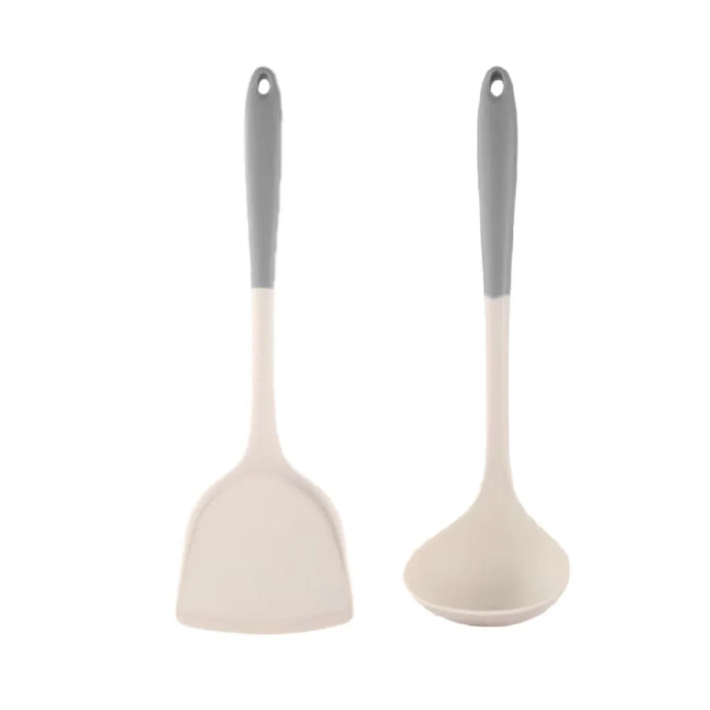 Household Silicone Spatula Soup Spoon Kitchen Utensils Anti-scalding High Temperature Resistant Daily Use Non-Stick l'atelier des ustensiles