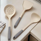 Household Silicone Spatula Soup Spoon Kitchen Utensils Anti-scalding High Temperature Resistant Daily Use Non-Stick l'atelier des ustensiles