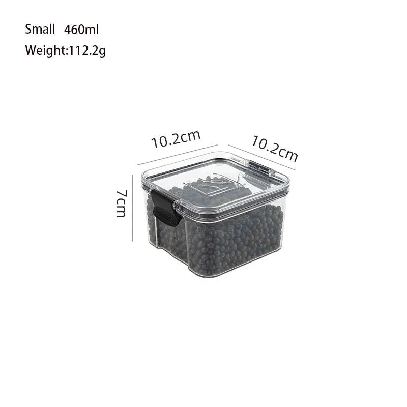 2024 Wholesale Transparent Sealed Air Tight PET Food Storage Tank for Kitchen and Home Use l'atelier des ustensiles
