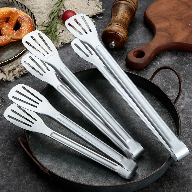 Durable Stainless Steel 1 Set Kitchen Gadget Utensils Thickened Barbecue Clip for Serving Bread Home Kitchen Cooking Tools l'atelier des ustensiles