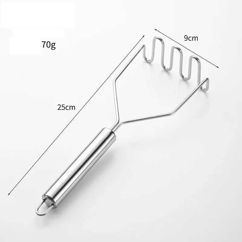 Potato Masher Stainless Steel Best Mashed Potatoes Masher Kitchen Tool Potato Smasher for  Avocad Beans Mashing Utensil l'atelier des ustensiles