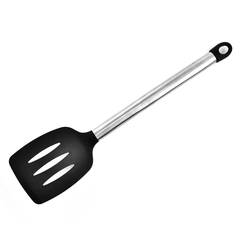 Silicon Cooking Utensils With 430 Stainless Steel Handle l'atelier des ustensiles