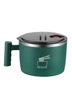 Stainless Steel Bowl With Lid for Instant Noodles Sealed Portable Drain Bowl Kitchen Utensils Instant Noodle Partner l'atelier des ustensiles
