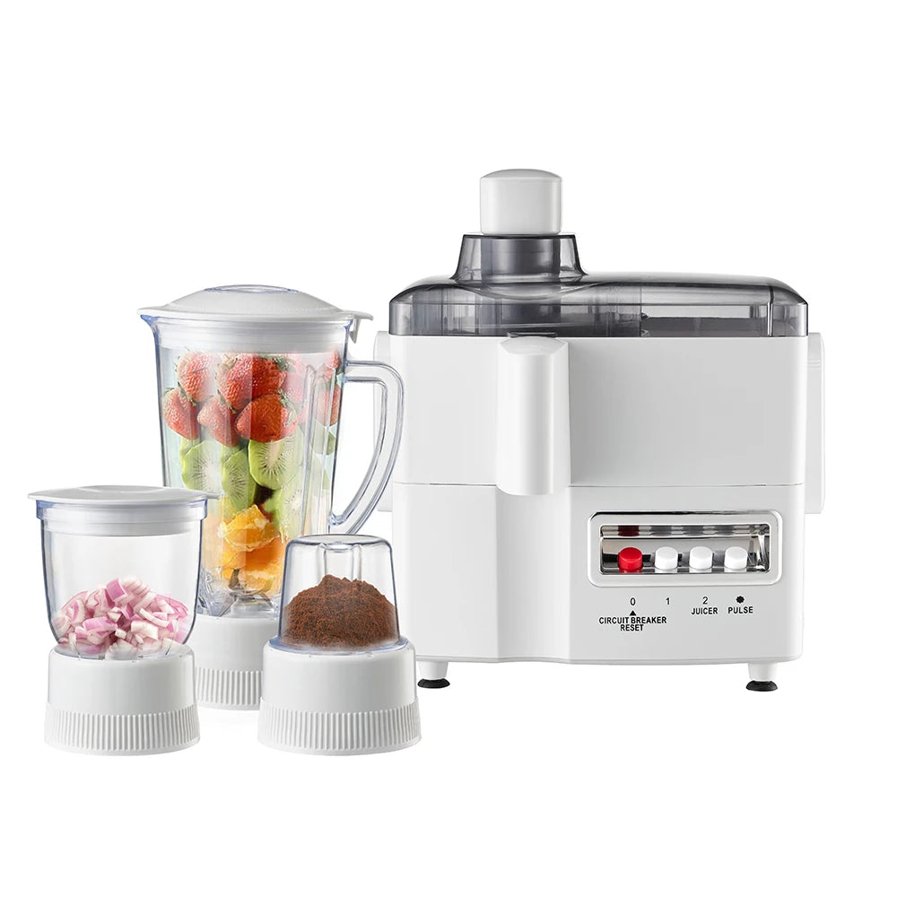 Quality Electric Juicer Blender Mixer Grinder Machine with Dry Mill for Home Kitchen Use Food Processor Plastic Container l'atelier des ustensiles