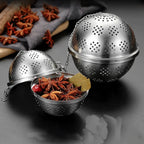Hot Selling 304 Stainless Steel  Kitchen Tool  Cooking Seasoning Box Tea Hourglass Filter Soup Brine Spice Ball l'atelier des ustensiles