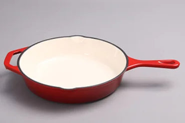 Beyond Classic Design Cast Iron Casserole Dish Enamel Coated Shallow Sea with Durable Metal Construction l'atelier des ustensiles