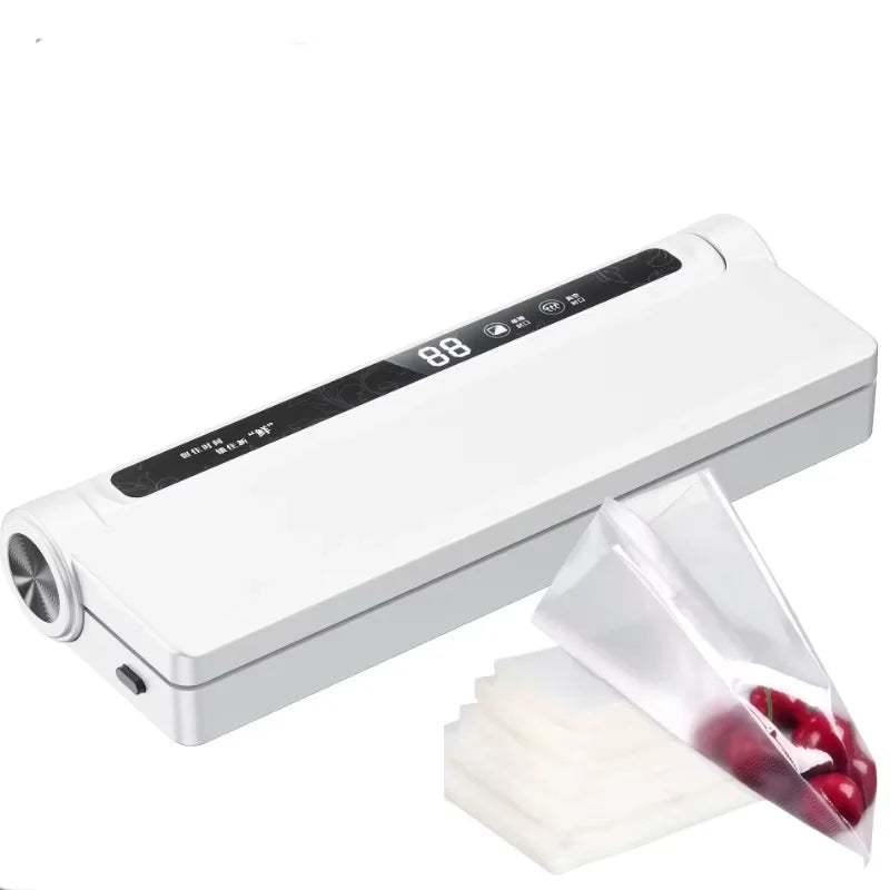 Fully Automatic 2.1-5.0L Capacity Plastic Vacuum Sealer for Kitchen 21cm Sealing Width for Household Use on Food Utensils l'atelier des ustensiles