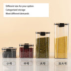 2024 Wholesale Transparent Sealed Air Tight PET Food Storage Tank for Kitchen and Home Use l'atelier des ustensiles