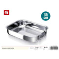 45cm Stainless Steel Baking Tray - Kitchen Utensils l'atelier des ustensiles