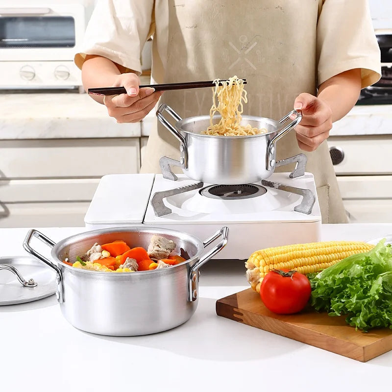Factory Wholesale Classic 5pcs  Aluminum Alloy Panelas Cookware Set 16cm 18cm 20cm 22cm 24cm Kitchen Cooking Pot Casserole l'atelier des ustensiles