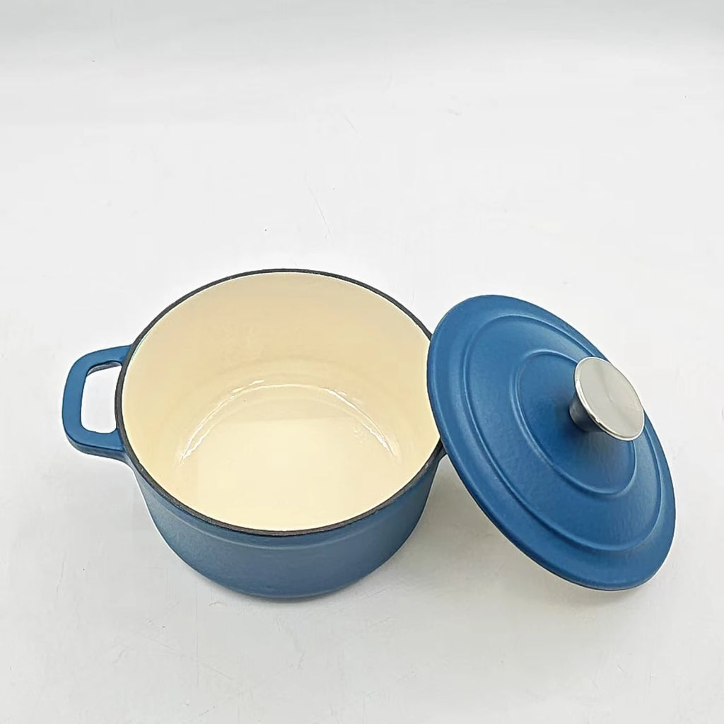 Large Capacity Enamel Cast Iron Casserole Pot Heavy Duty Soup Stock Pot for Home & Restaurant Wholesale Low MOQ Set for Kitchen l'atelier des ustensiles