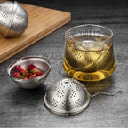 Hot Selling 304 Stainless Steel  Kitchen Tool  Cooking Seasoning Box Tea Hourglass Filter Soup Brine Spice Ball l'atelier des ustensiles