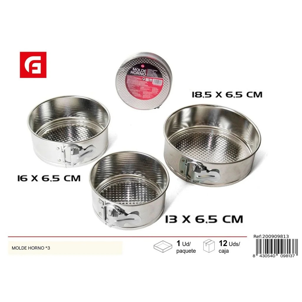 3-piece baking mold - Baking utensils l'atelier des ustensiles