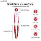 Top Trending 7 Inch Stainless Steel Cooking Tongs with Silicone Tips Non-Slip Food Utensils for Locking and Cooking l'atelier des ustensiles