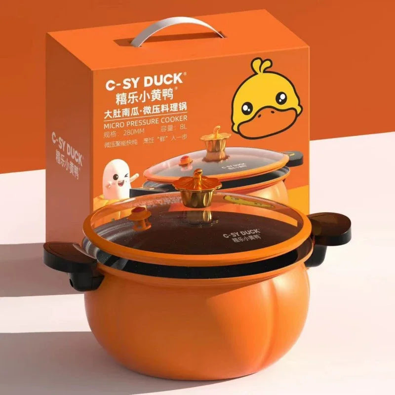 Factory Carbon Steel Pumpkin Casserole  Pressured Lid  Non Stick Cooking Pots  Wholesale Retailer Kitchen Use Ready to Ship l'atelier des ustensiles