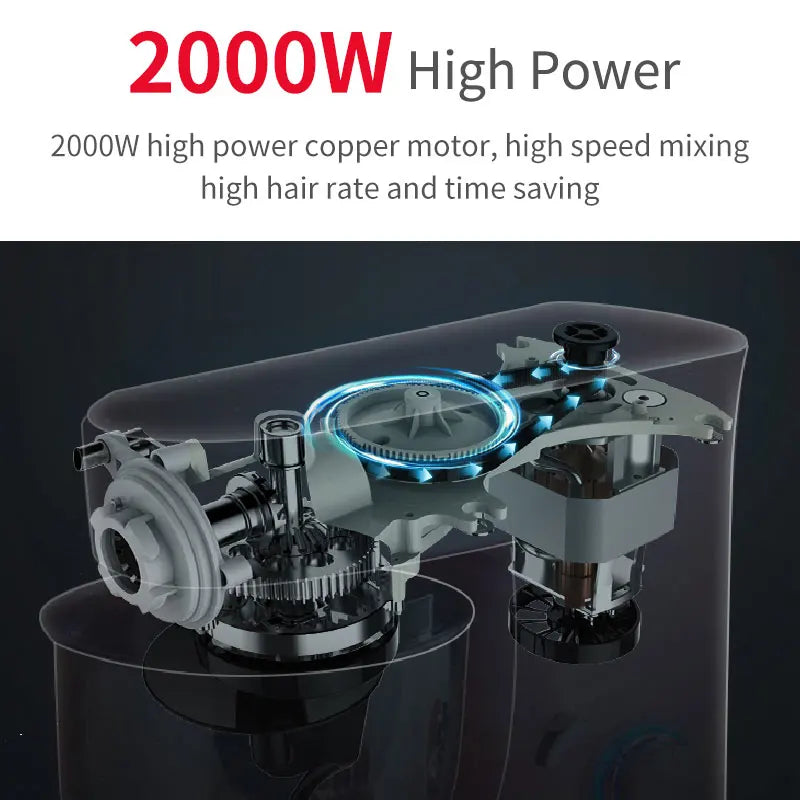 Premium Brand Sokany624Dough Kneading Machine Food Mini Stand Mixer Food Processor 13 Litres l'atelier des ustensiles