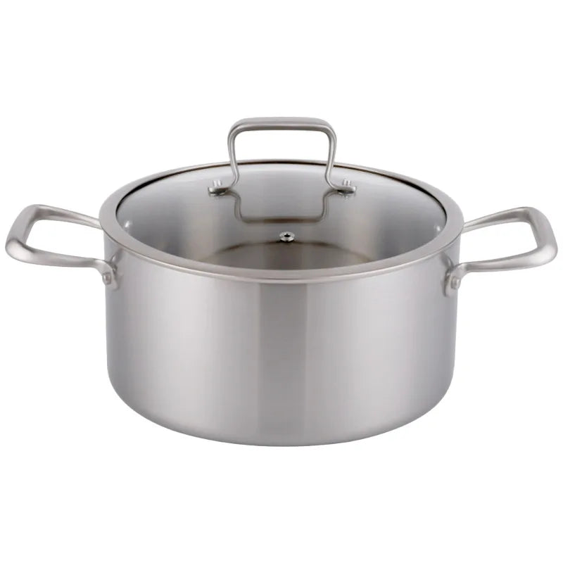 Multi-Functional Stainless Steel Soup Pot Induction Cooker Electric Cooking Pot Casserole Stew Selection Classic Metal Kitchen l'atelier des ustensiles