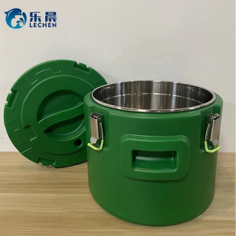 Extra Large Double Insulated Bucket Picnic Ice Cooler Box Storage Box Food Warmer Hotpot Food Warmer Casserole 3pcs Set15/30/50L l'atelier des ustensiles