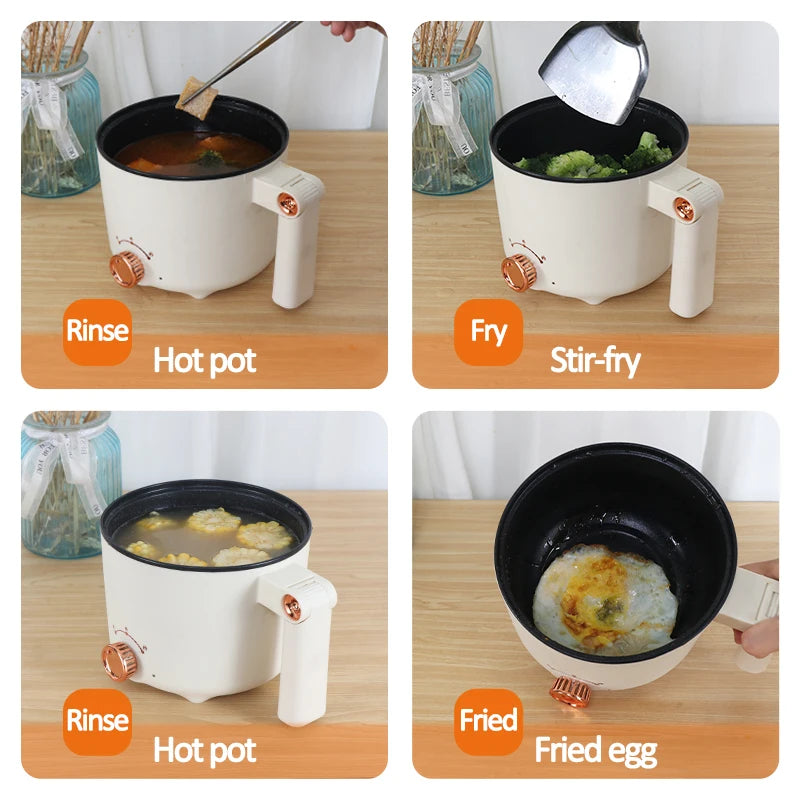 Wholesale Household Kitchen Mini Electric Pot 1.5L Electric Cooking Pot Kitchen Appliances and Utensils l'atelier des ustensiles