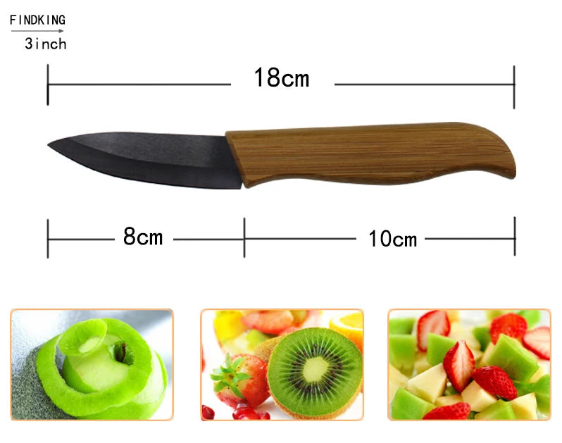 4Pcs Eco-Friendly Stainless Steel Sharp Kitchen Modern Knife Set Wooden Handle Holder Customizable Logo UNIVERSEA Brand Good l'atelier des ustensiles
