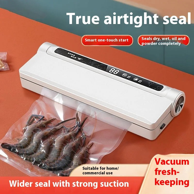 Fully Automatic 2.1-5.0L Capacity Plastic Vacuum Sealer for Kitchen 21cm Sealing Width for Household Use on Food Utensils l'atelier des ustensiles