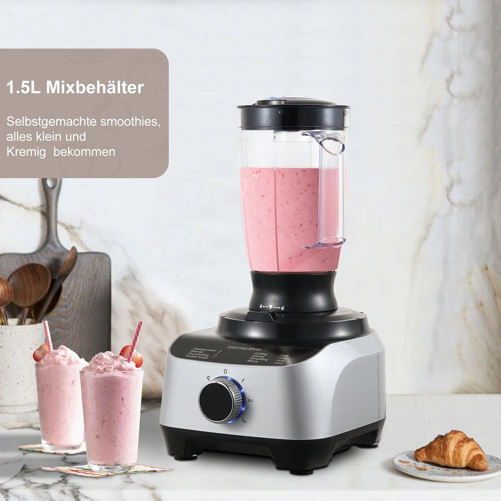 1300W Food Processor with 3.5L Bowl and 1.5L Blender for Kitchen Use,Commercial Food Processor,Multifunctional Food Processor l'atelier des ustensiles