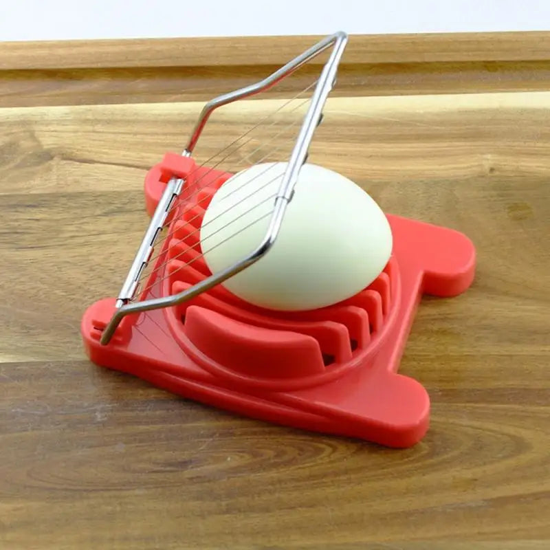 Gadget de cuisine multifonctionnel, accessoires créatifs, trancheur d'œufs durs en acier inoxydable, séparateur d'œufs, coupe-œufs de cuisine domestique l'atelier des ustensiles