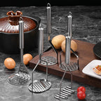 Potato Masher Stainless Steel Best Mashed Potatoes Masher Kitchen Tool Potato Smasher for  Avocad Beans Mashing Utensil l'atelier des ustensiles
