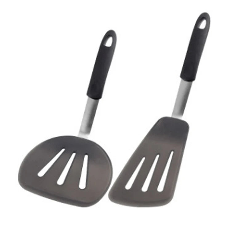Best Heat Resistant 4 Piece Silicone Cooking Utensil Pancake Slotted Turner Spatula Set l'atelier des ustensiles