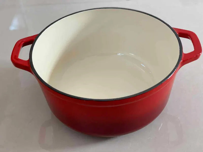 Four hollandais Unique bleu marine de haute qualité, Pot en fonte émaillée avec couvercle, casserole, Casserole, accessoires de cuisine, outils de cuisine l'atelier des ustensiles