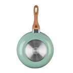 Modern Green Metal Cookware Set Sustainable Aluminum and Cast Aluminum Kitchen Utensils for Home Use for Steam Cooking l'atelier des ustensiles
